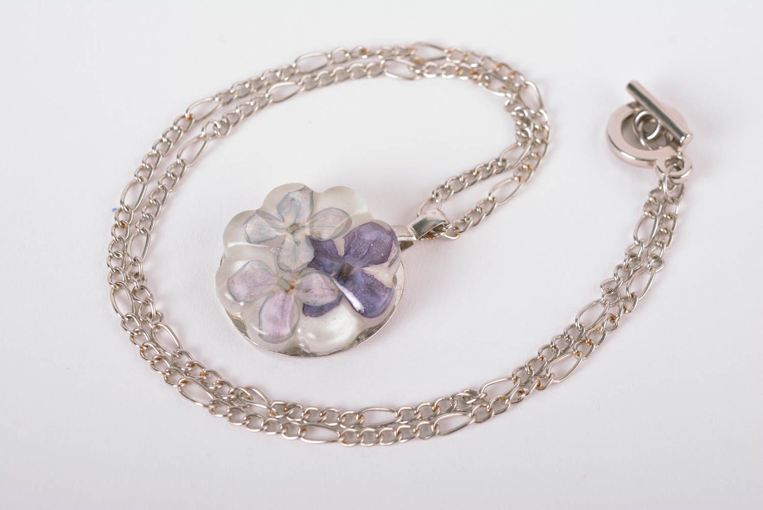 Handmade pendant unusual accessory epoxy jewelry beautiful pendant elite jewelry photo 3