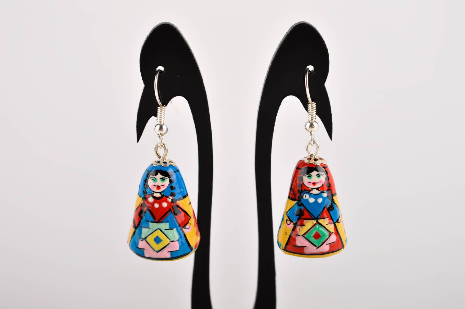 Handmade Ohrringe Juwelier Modeschmuck Polymer Clay Schmuck Geschenk für Frauen foto 2