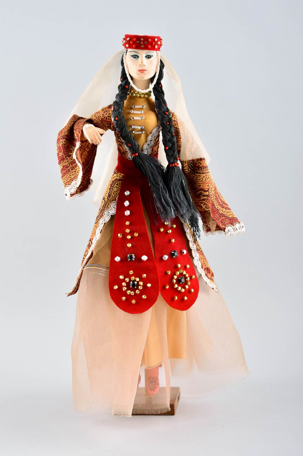 Muñeca artesanal en estilo étnico elemento decorativo regalo personalizado foto 2