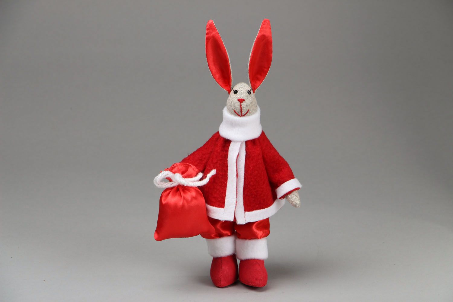 New Year's soft toy Hare photo 1