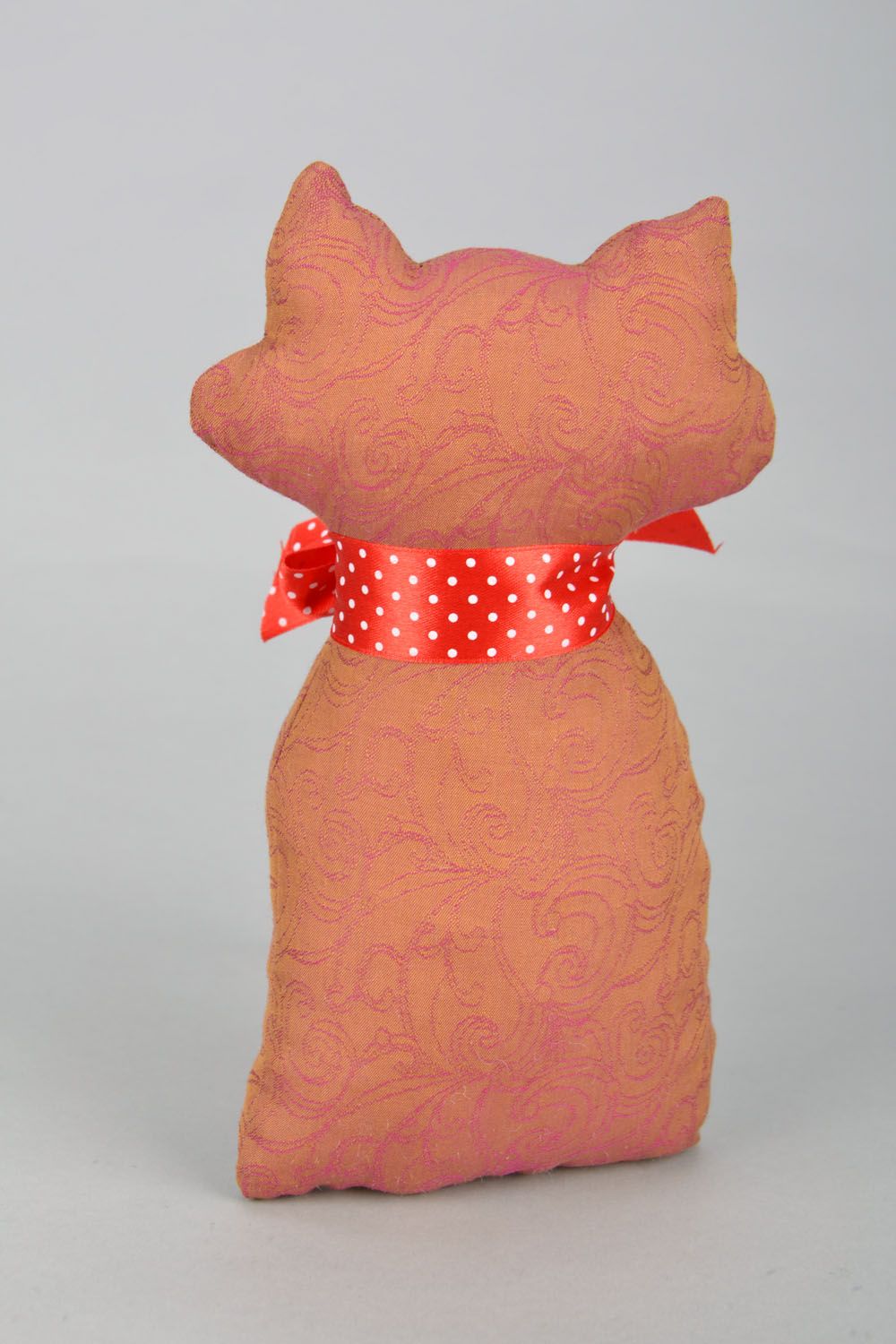 Soft toy Cat with a Bow photo 5