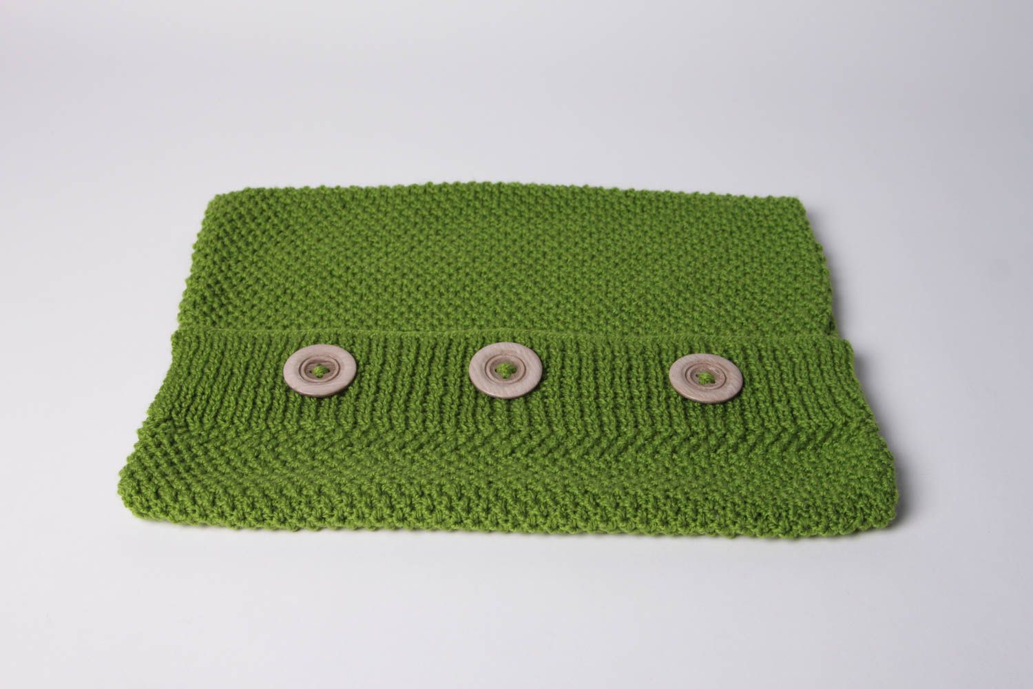 Funda decorativa verde hecha a mano ropa de cama regalo original para mujer foto 2