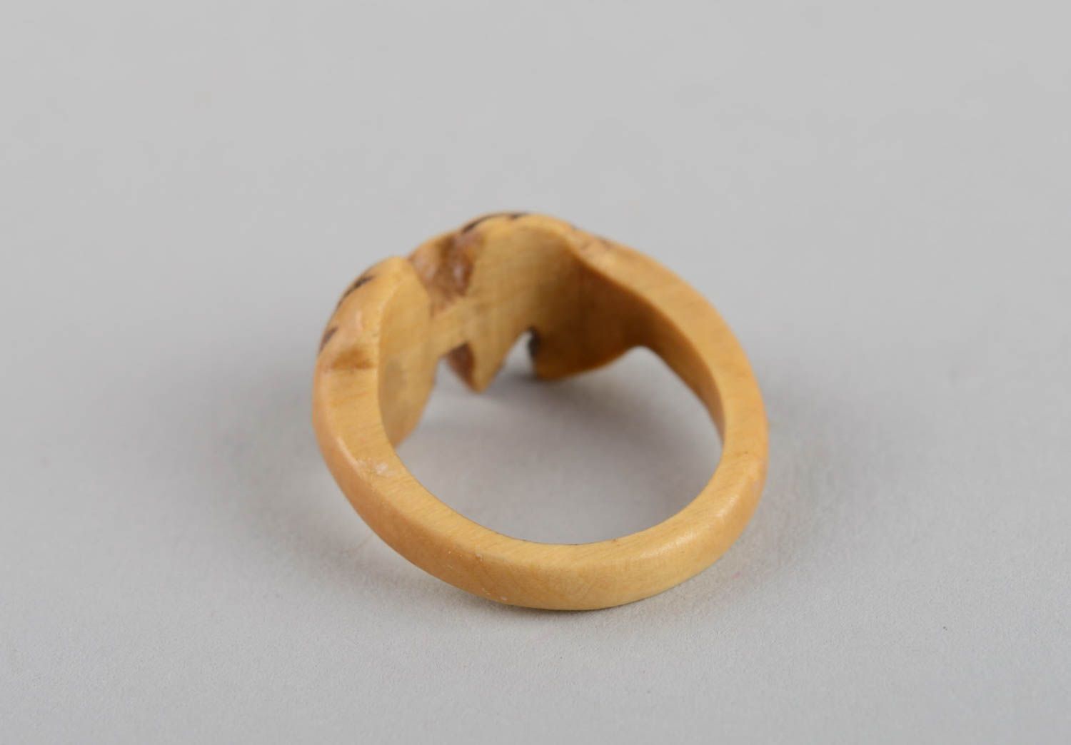 Unusual handmade wooden ring wood craft ideas fashion accessories for girls photo 10