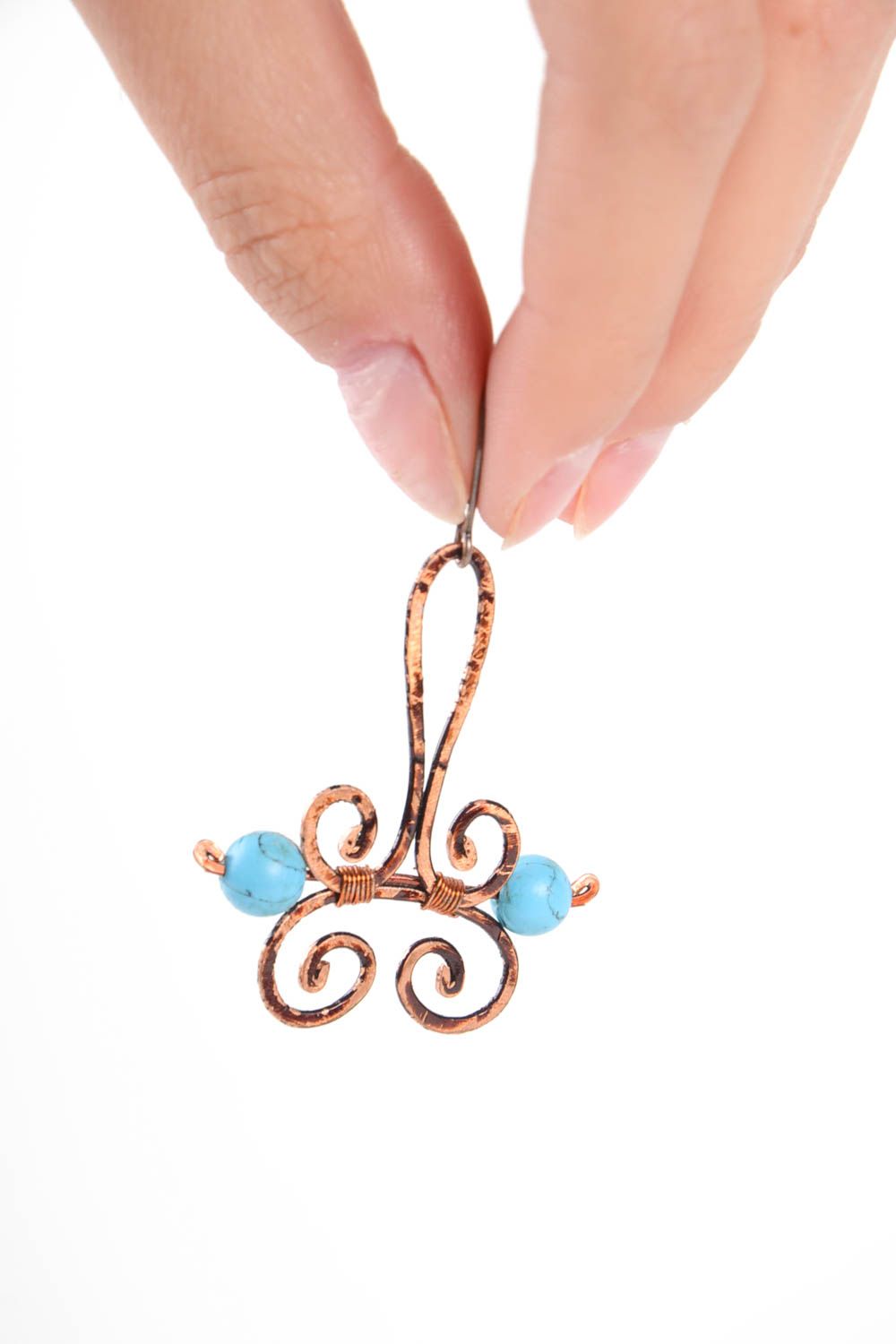Handmade earrings copper jewelry designer earrings ladies earrings gifts for her photo 5