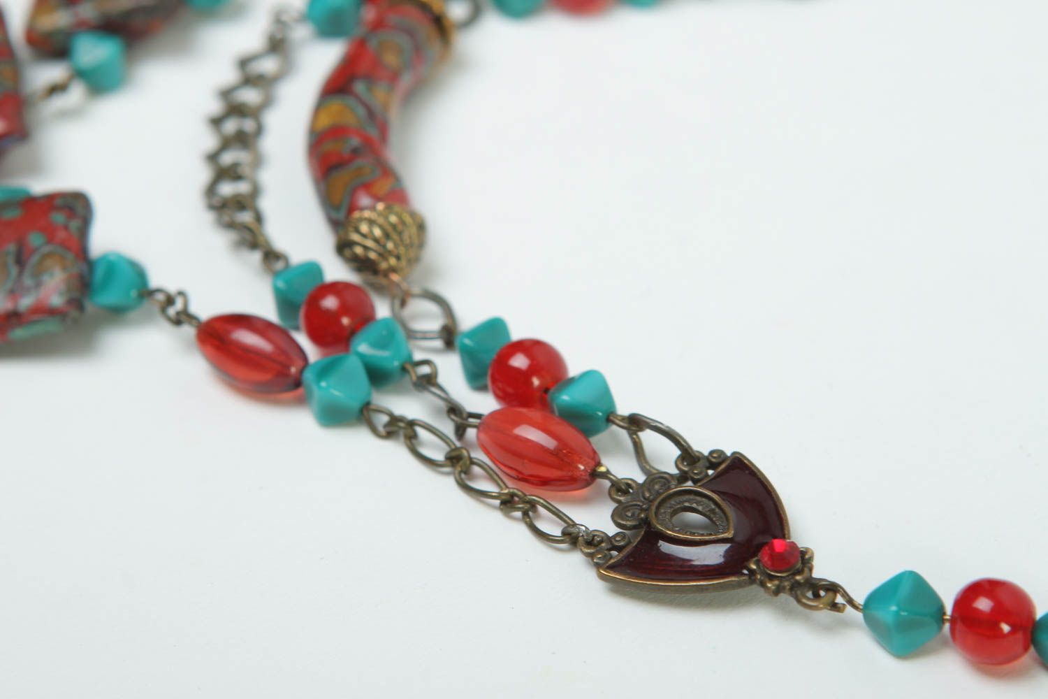 Handmade Schmuck Collier Halskette für Frauen Designer Schmuck modisch stilvoll foto 4