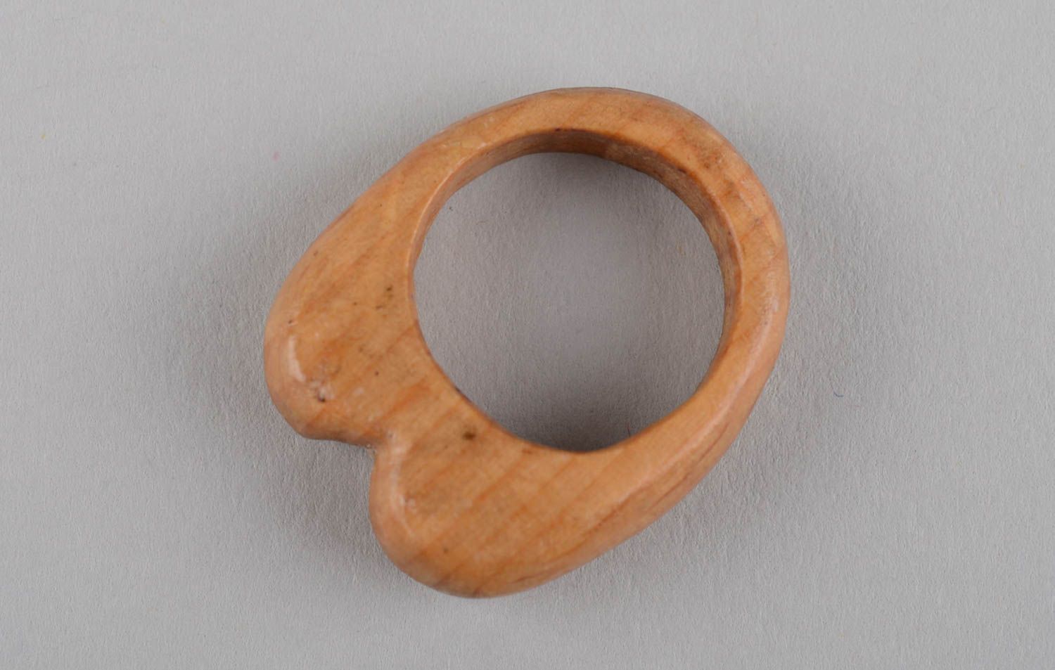 Кольцо ручной работы кольцо для девушек сердечко изделие из дерева очень милое фото 10