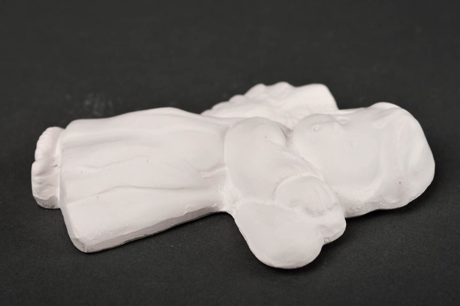 Unusual handmade plaster blank plaster figurine diy home decor gift ideas photo 3