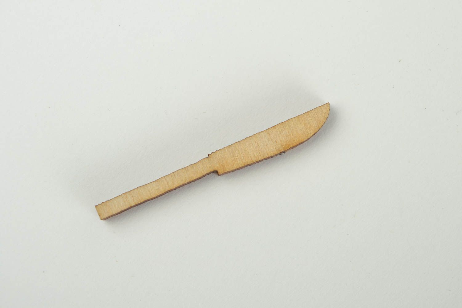 Holz Rohling handmade Figur zum Bemalen Deko Element Miniatur Figur Messer foto 3