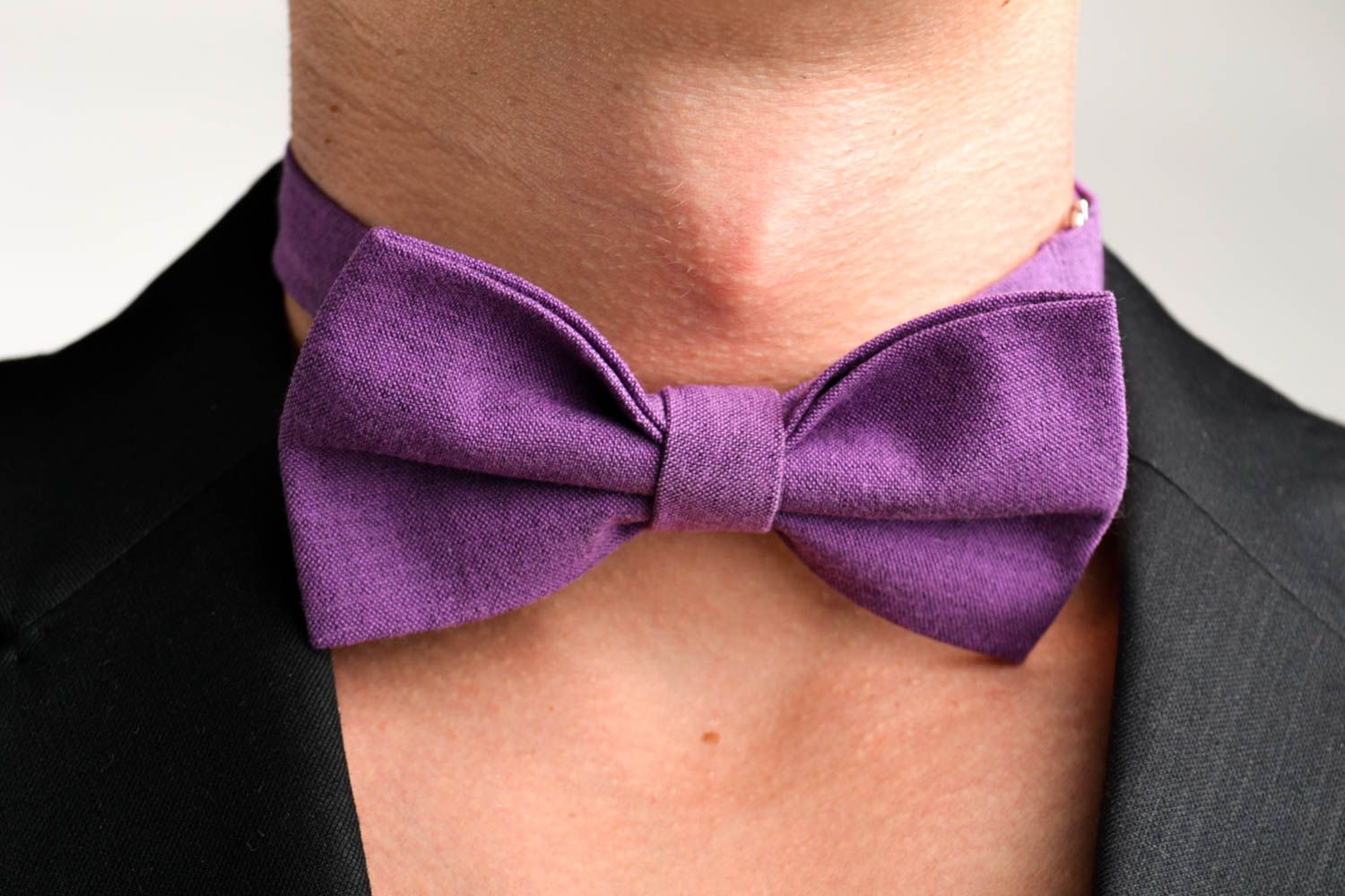 Beautiful handmade fabric bow tie fashion accessories for men gentlemen only photo 1