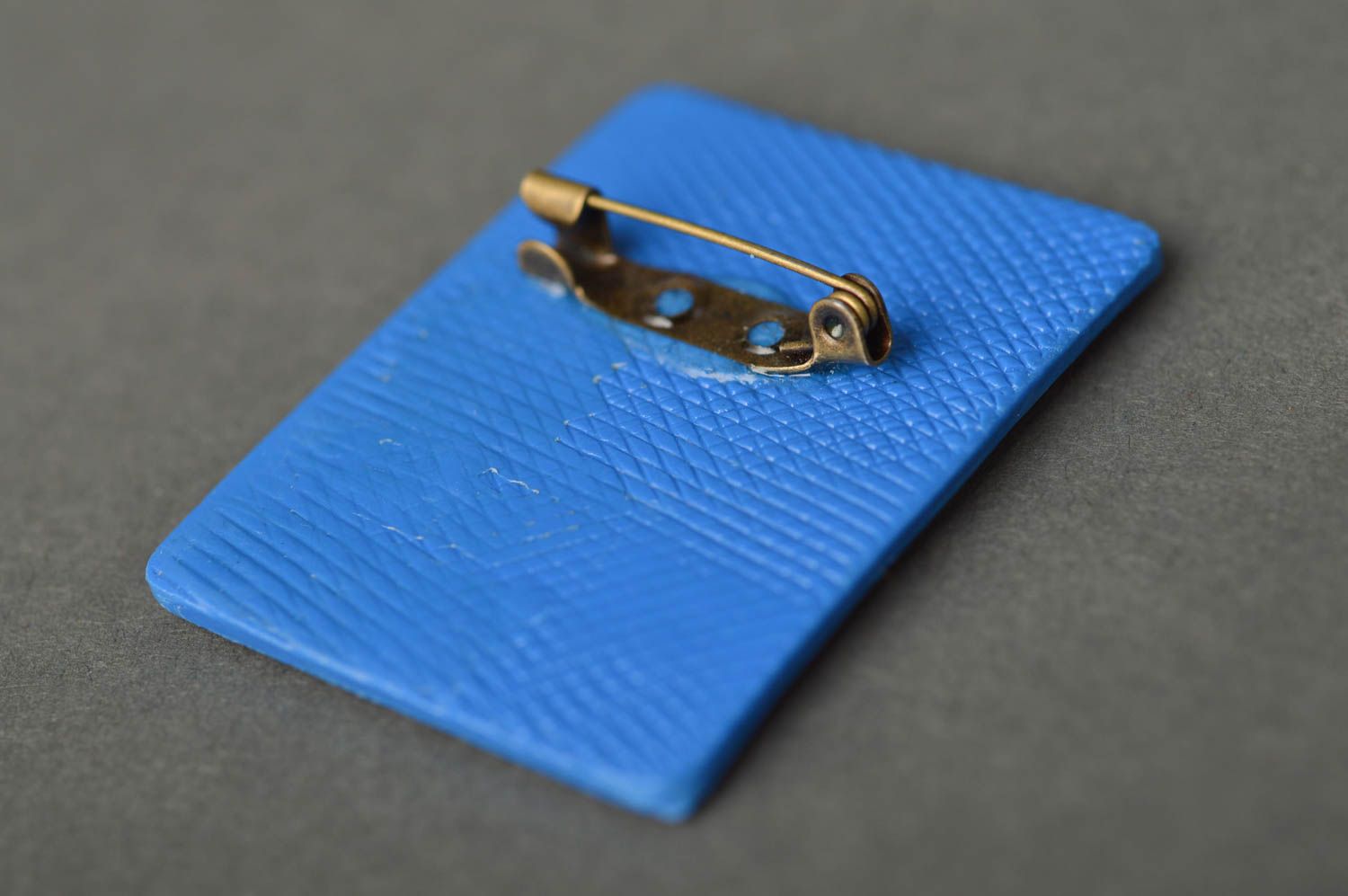 Handmade polymer clay brooch plastic brooch fashion accessories stylish jewelry photo 6