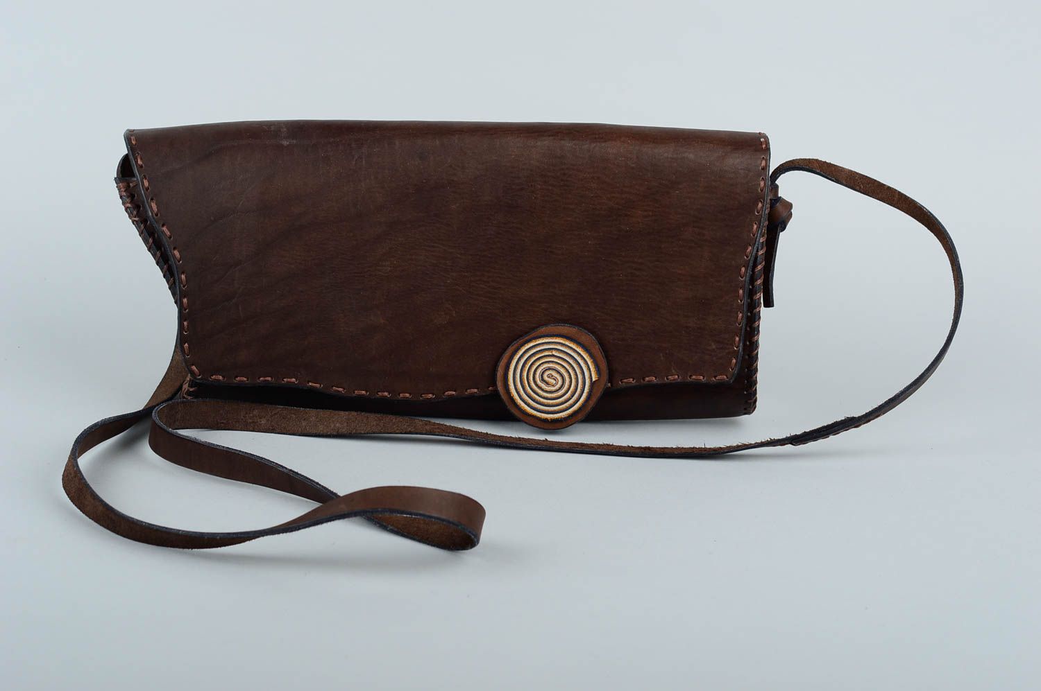Bolso de cuero artesanal bonito accesorio para mujer regalo original para mujer foto 2