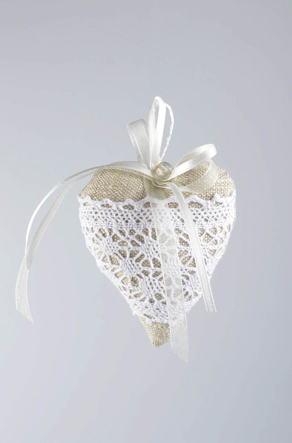 Plüsch Herz handmade Deko aus Naturmaterialien originell romantische Geschenke foto 8