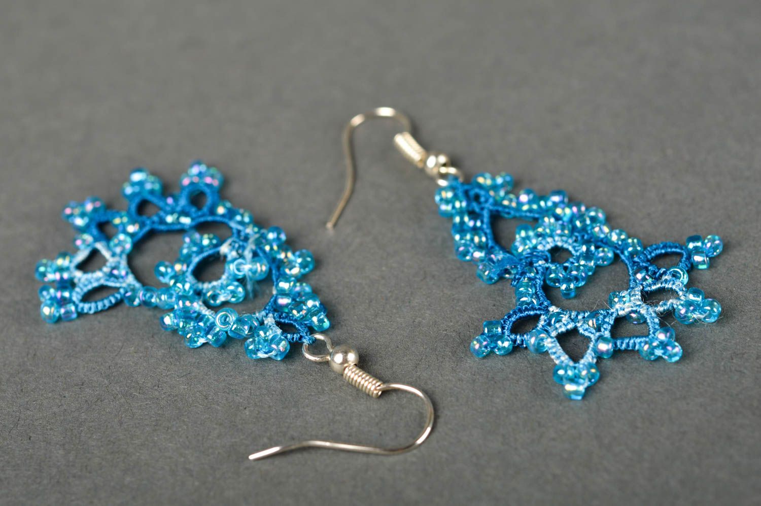 Designer Schmuck handmade Ohrringe Occhi Schmuck Accessoires für Frauen blau foto 5