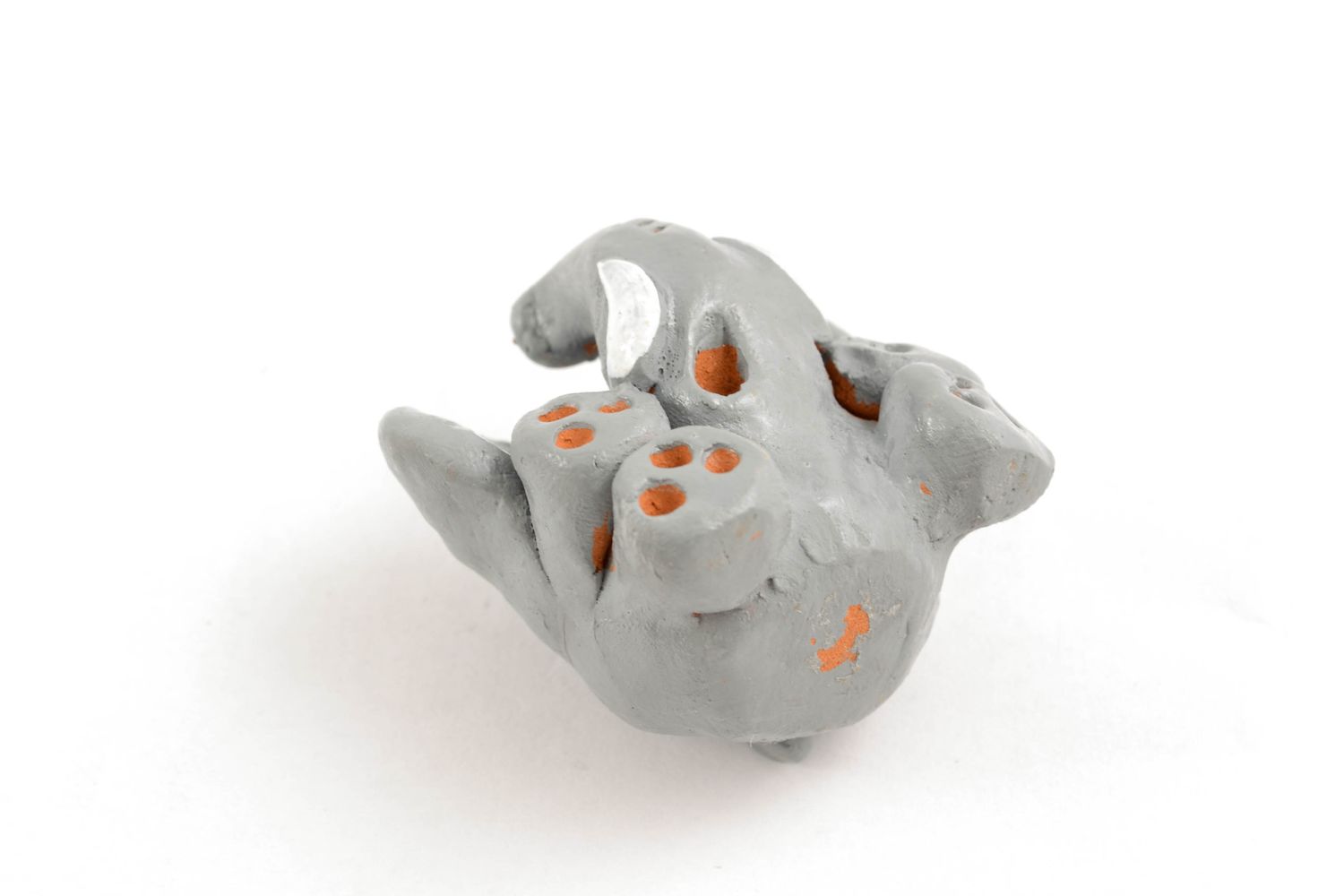 Figurilla cerámica con forma de elefantito  foto 4