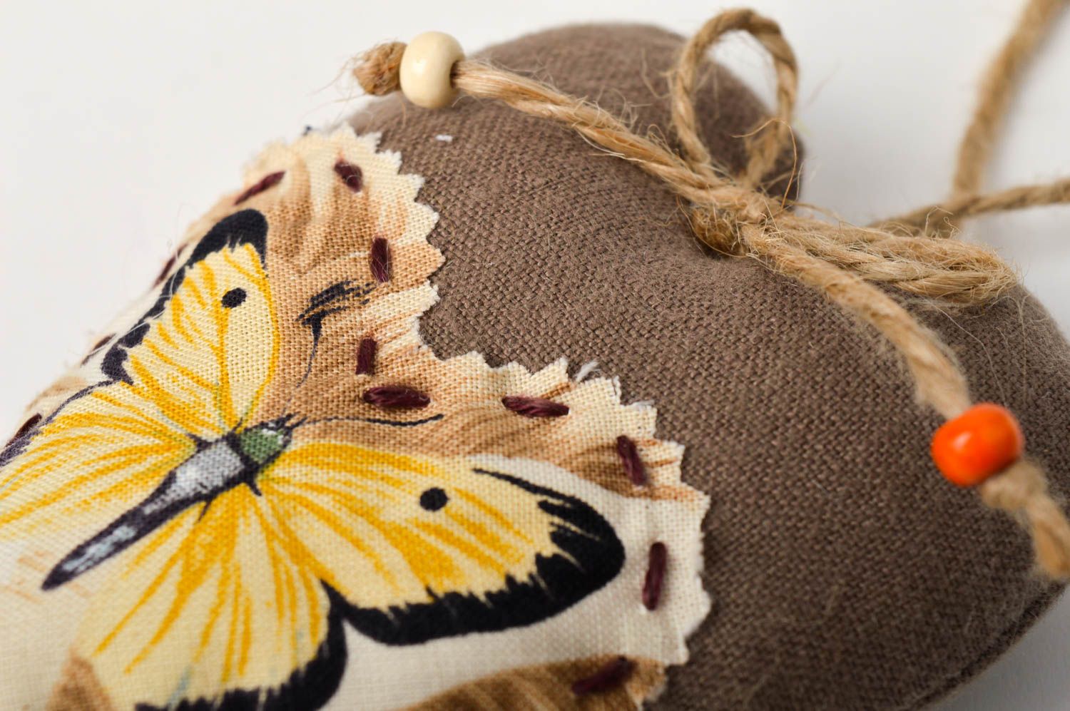 Deko Hänger handgefertigt Süße Deko Idee Deko zum Aufhängen mit Schmetterling  foto 3