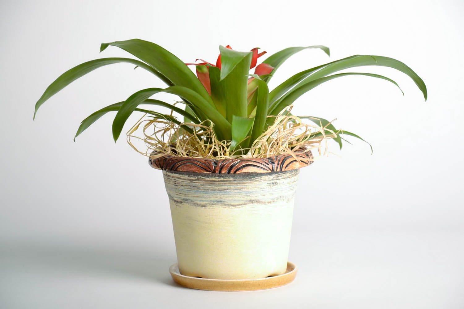 Vaso fatto a mano vaso per fiori in ceramica attrezzi per giardinaggio foto 1