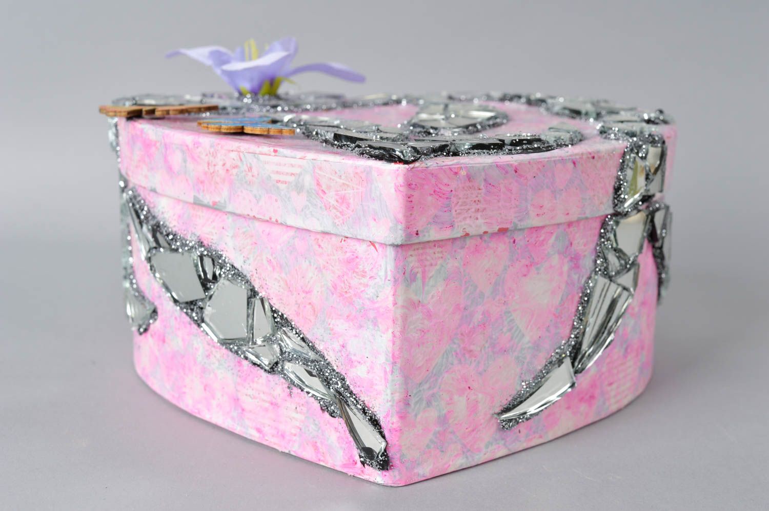 Beautiful handmade box design jewelry box sandpainting ideas gifts for her photo 3
