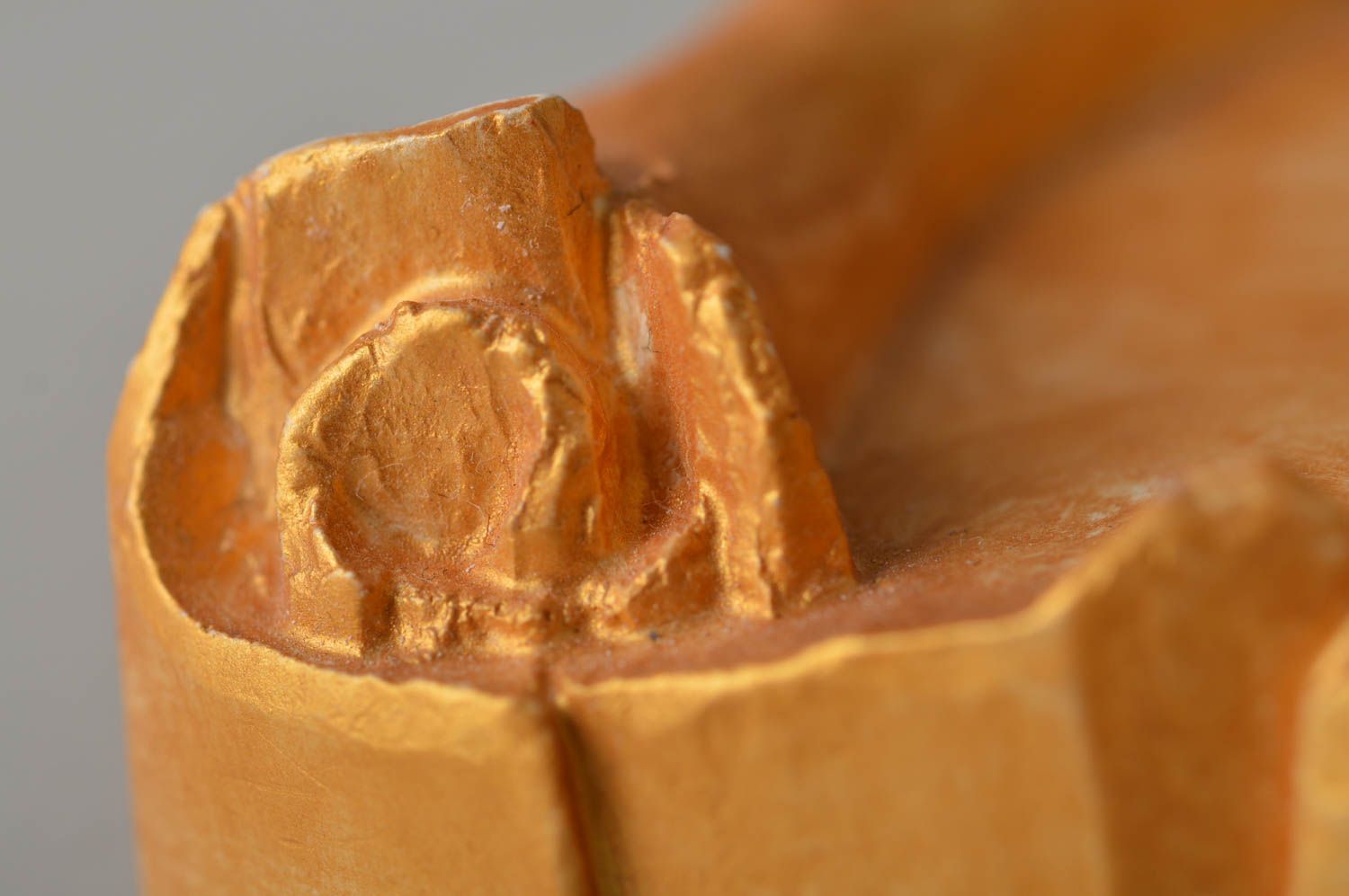 Декоративный элемент из гипса handmade декор из гипса Пергамент гипсовые панно фото 3