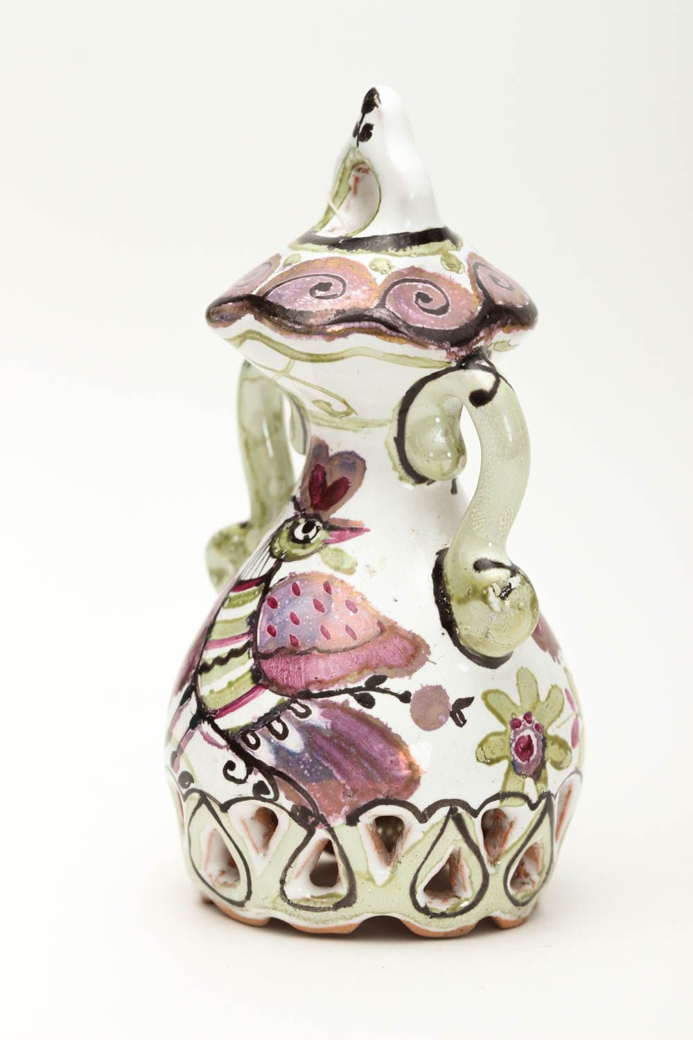 Beautiful handmade ceramic bell room ideas art pottery decorative use only photo 2
