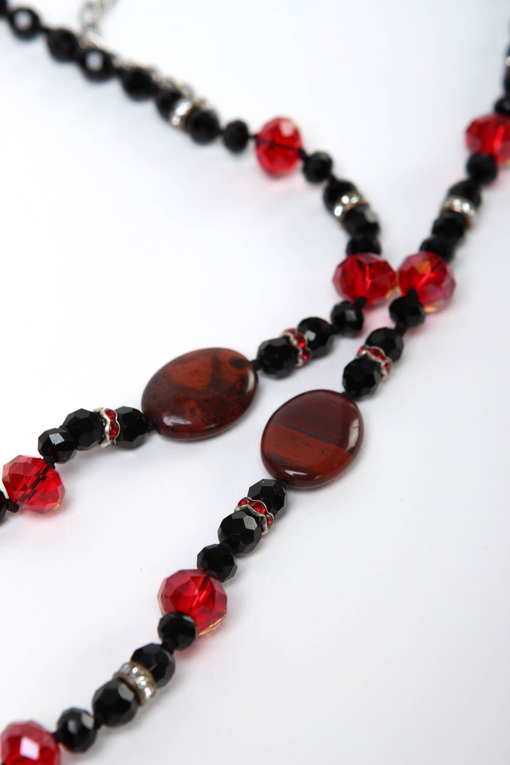 Stylish handmade beaded necklace gemstone bead necklace design gifts for her photo 3