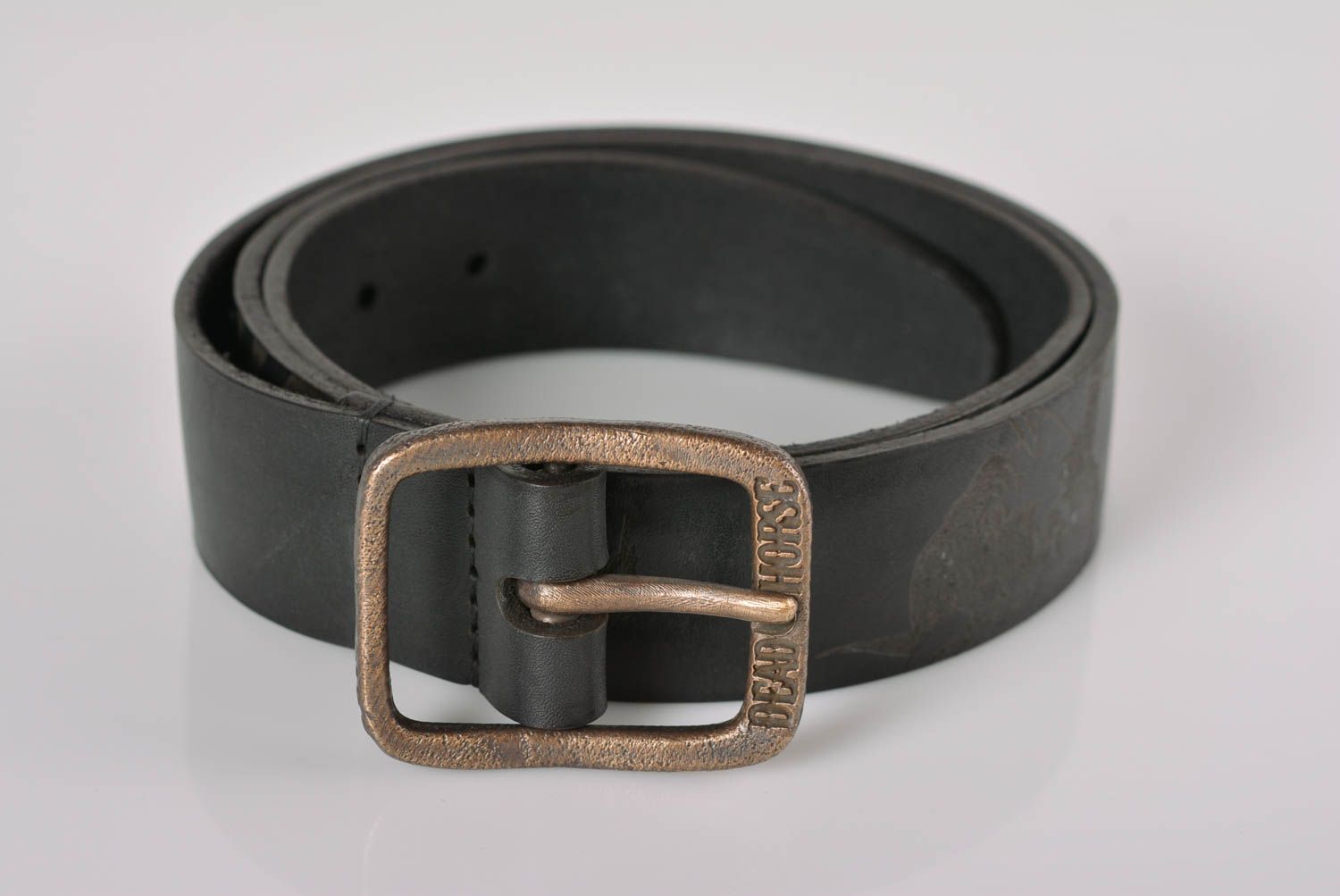 Handmade belt for men handmade leather goods designer belts accessories for men photo 1