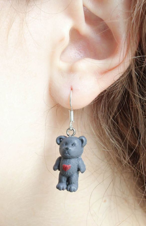 Earrings Bear photo 1
