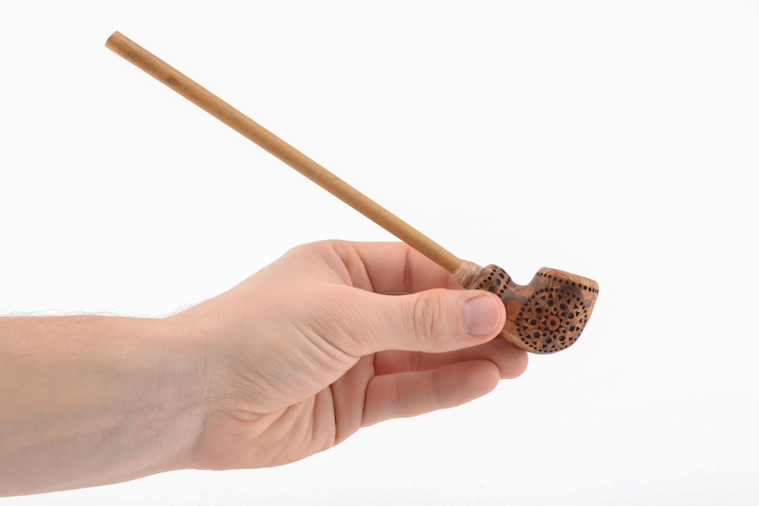 Tobacco pipe with a long cigarette holder photo 4