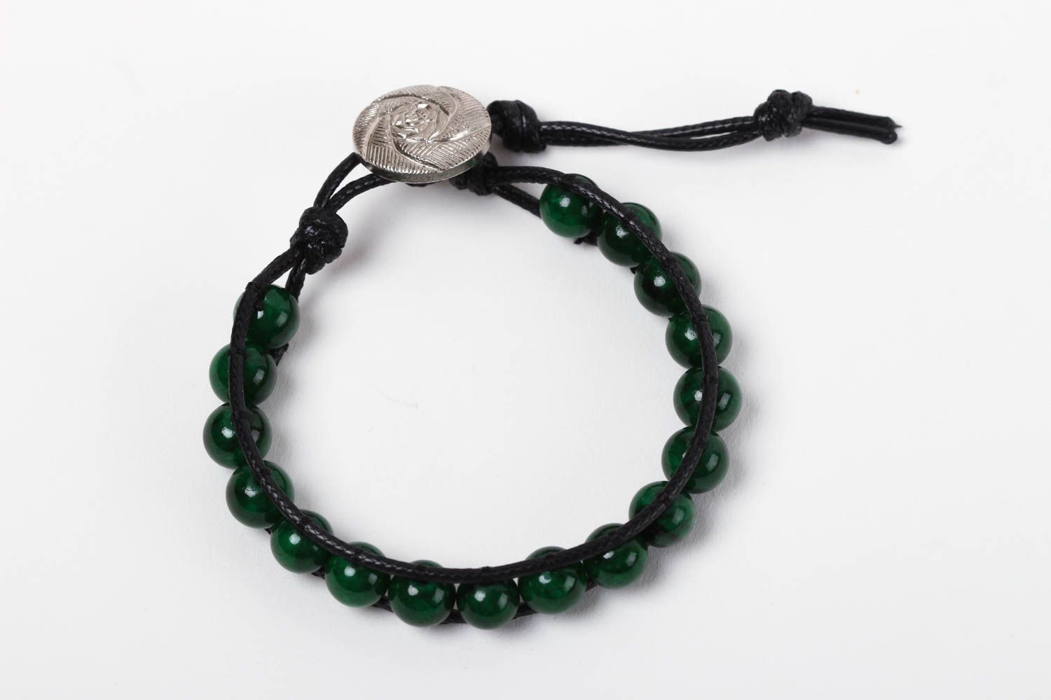 Hand-woven bracelet handmade malachite bracelet fashion jewelry for women photo 2
