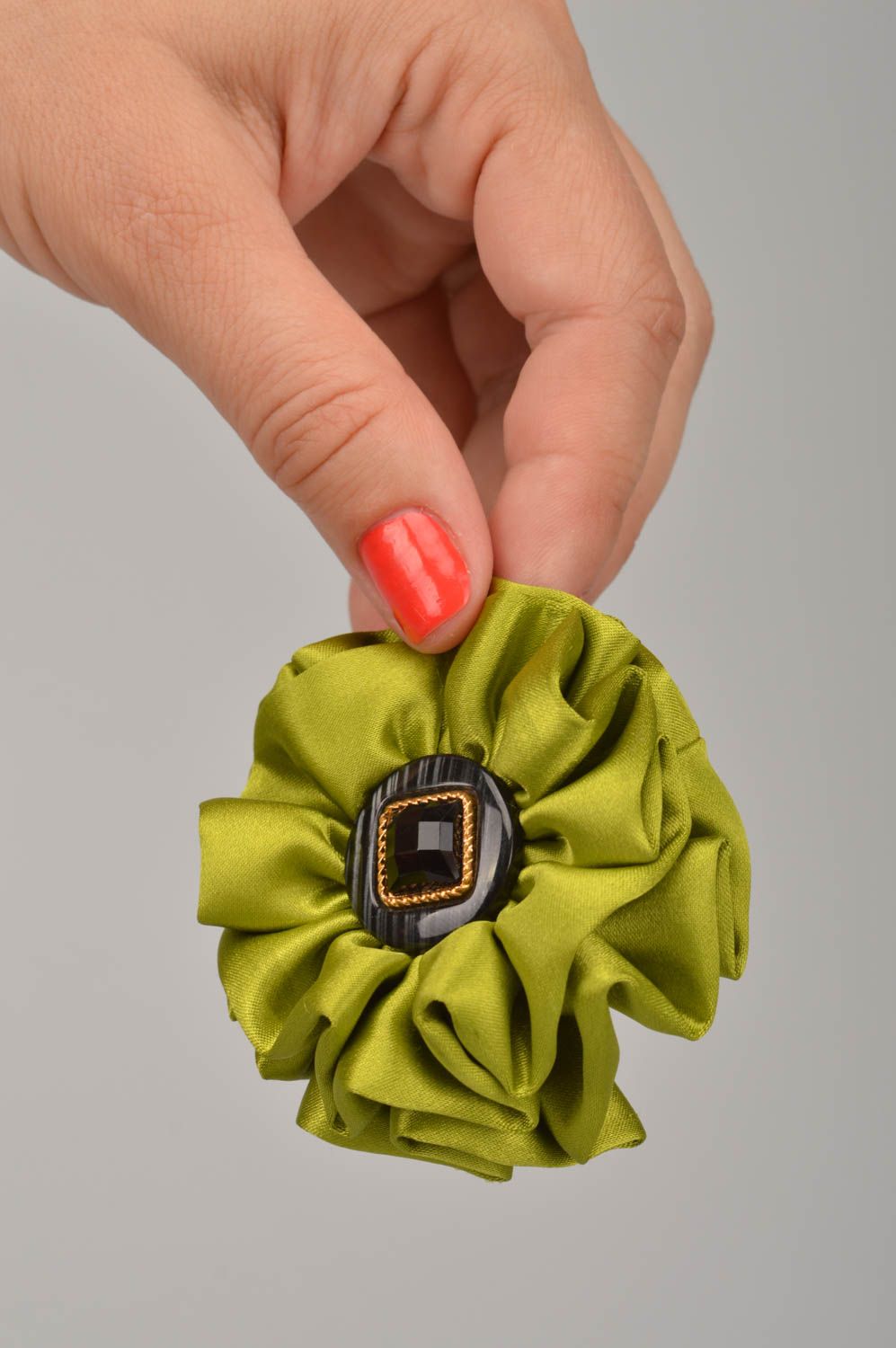 Handmade hair clip designer hair clip unusual accessory gift for girls photo 2
