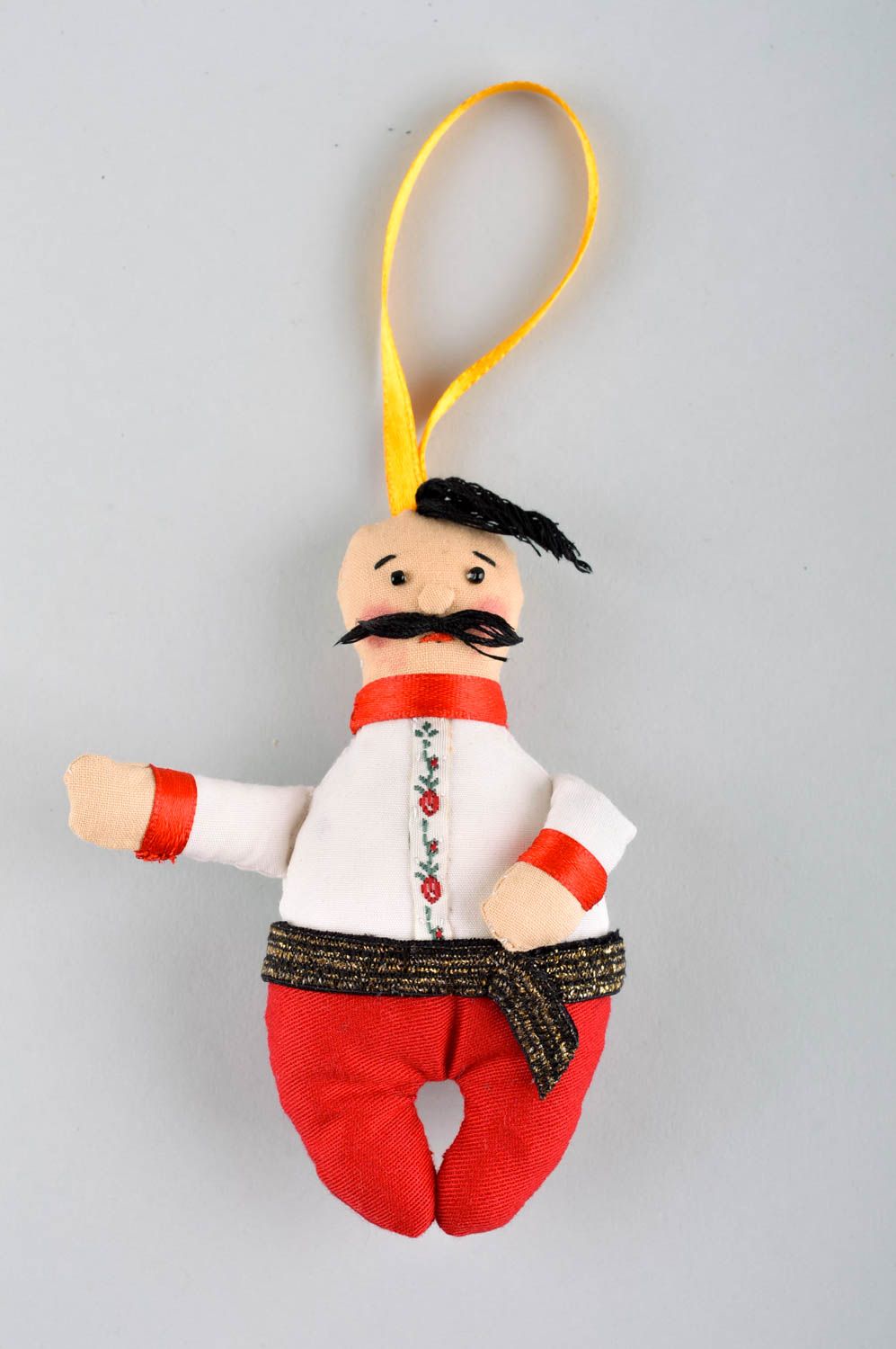 Jouet Noël fait main Suspension décorative en textile poupée Déco maison photo 2
