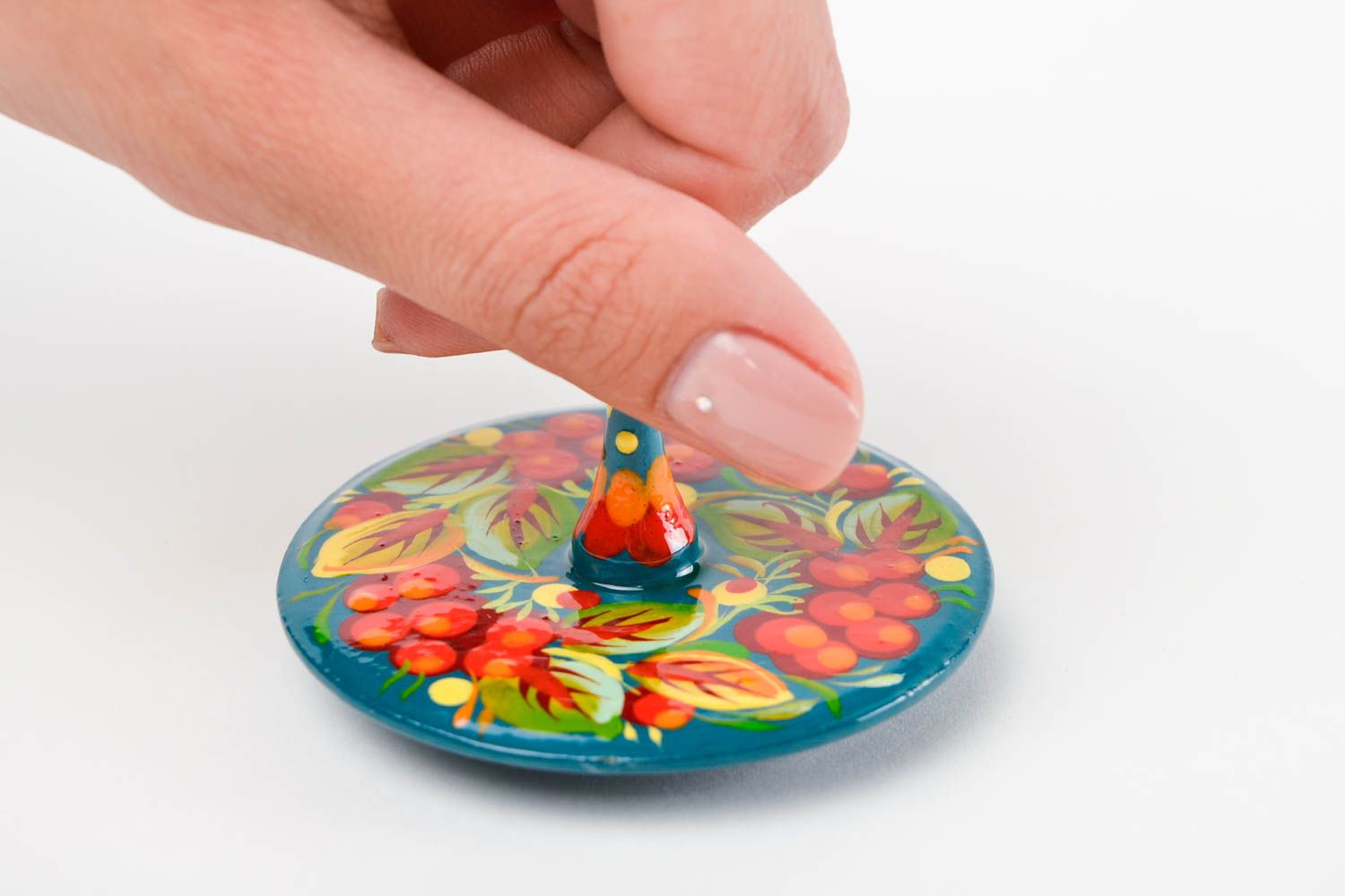 Игрушка ручной работы игрушка из натурального материала детская игрушка волчок  фото 2