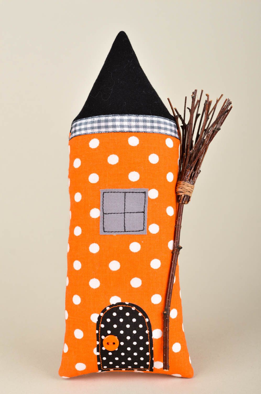 Handmade kleines Spielzeug Haus Wohn Accessoires Geschenke für Kinder orange foto 1