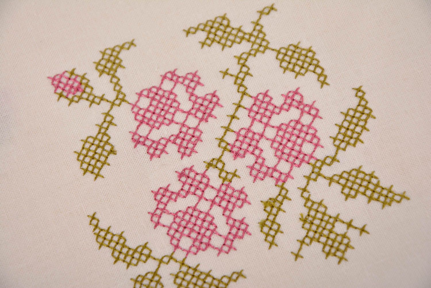 Set of 6 handmade decorative semi linen fabric embroidered table napkins photo 5