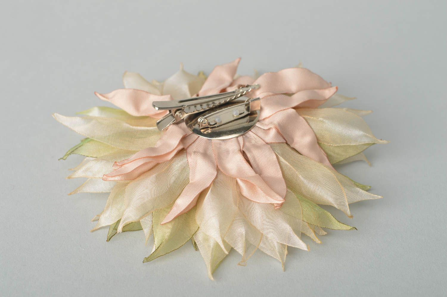 Beautiful handmade hair clip brooch jewelry flowers in hair gifts for her photo 5