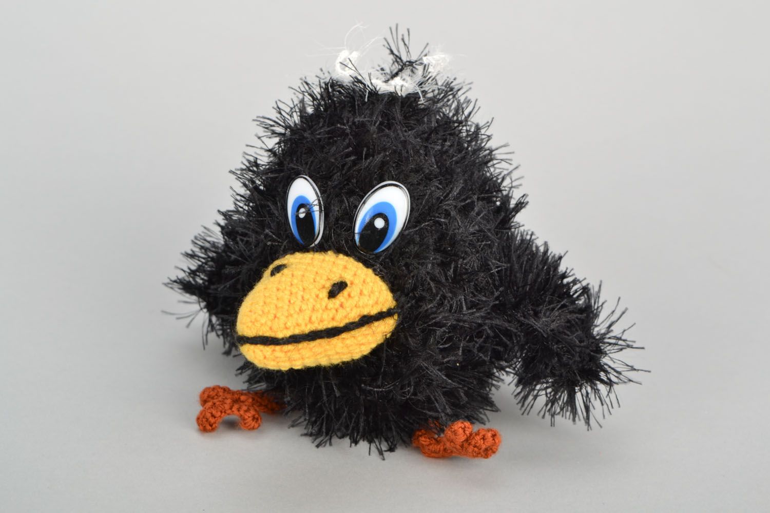 Homemade soft toy Little Crow photo 2