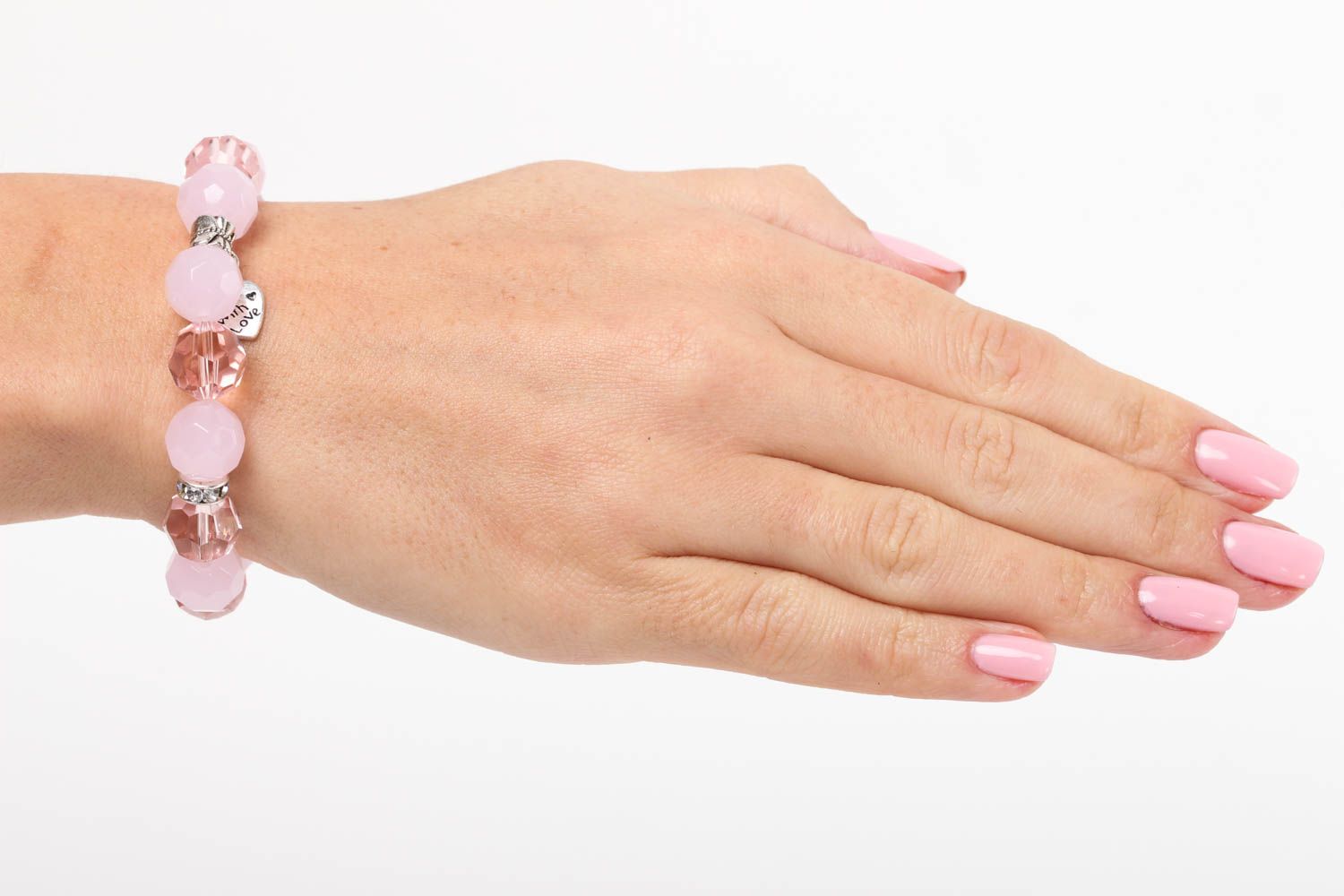 Delicate bracelet with natural stones quartz bracelet fashion women bracelet photo 5