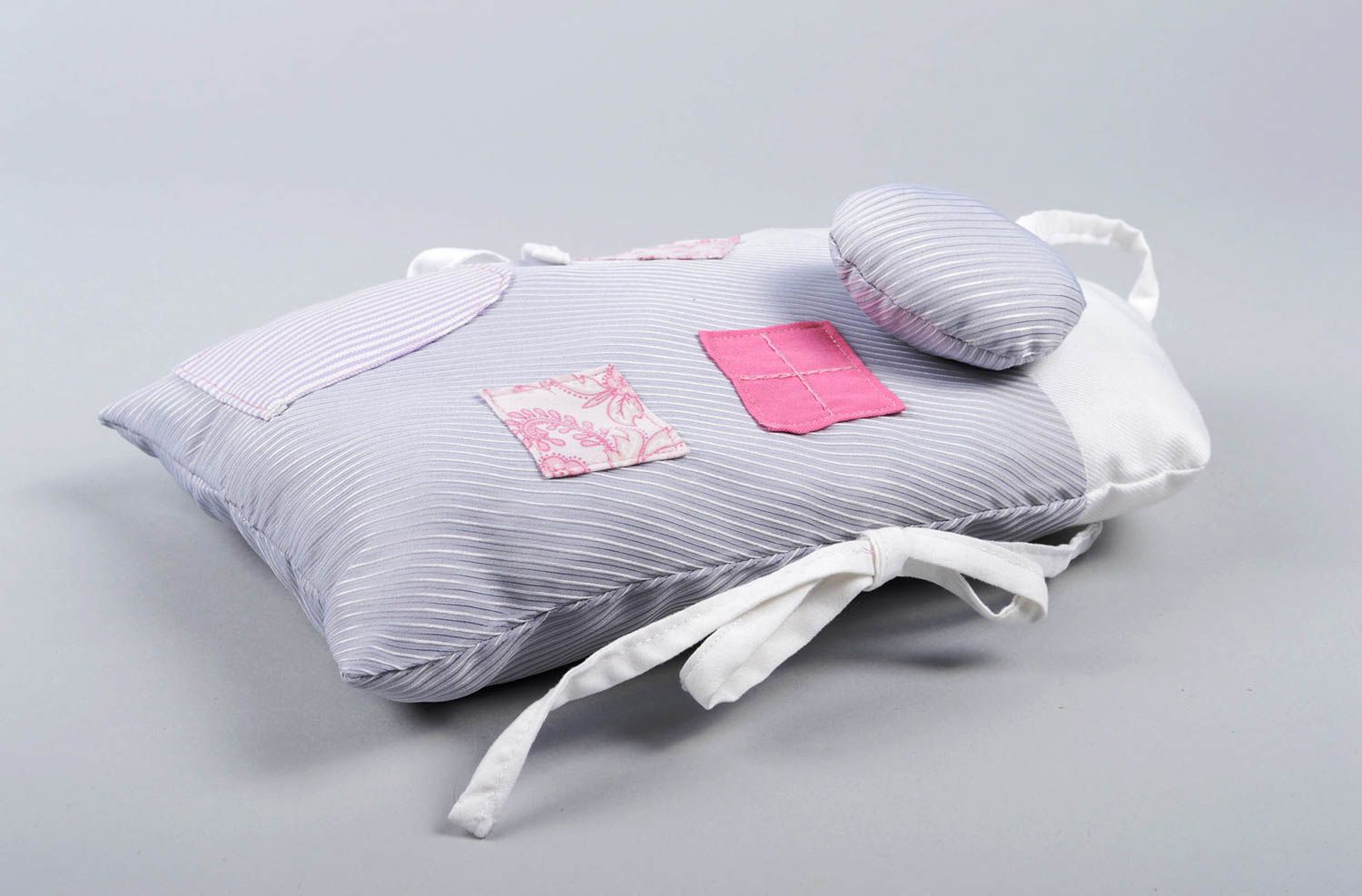 Handmade Bett Kopfschutz Baby Nestchen für Babybett exklusiv Nestchen Haus   foto 9