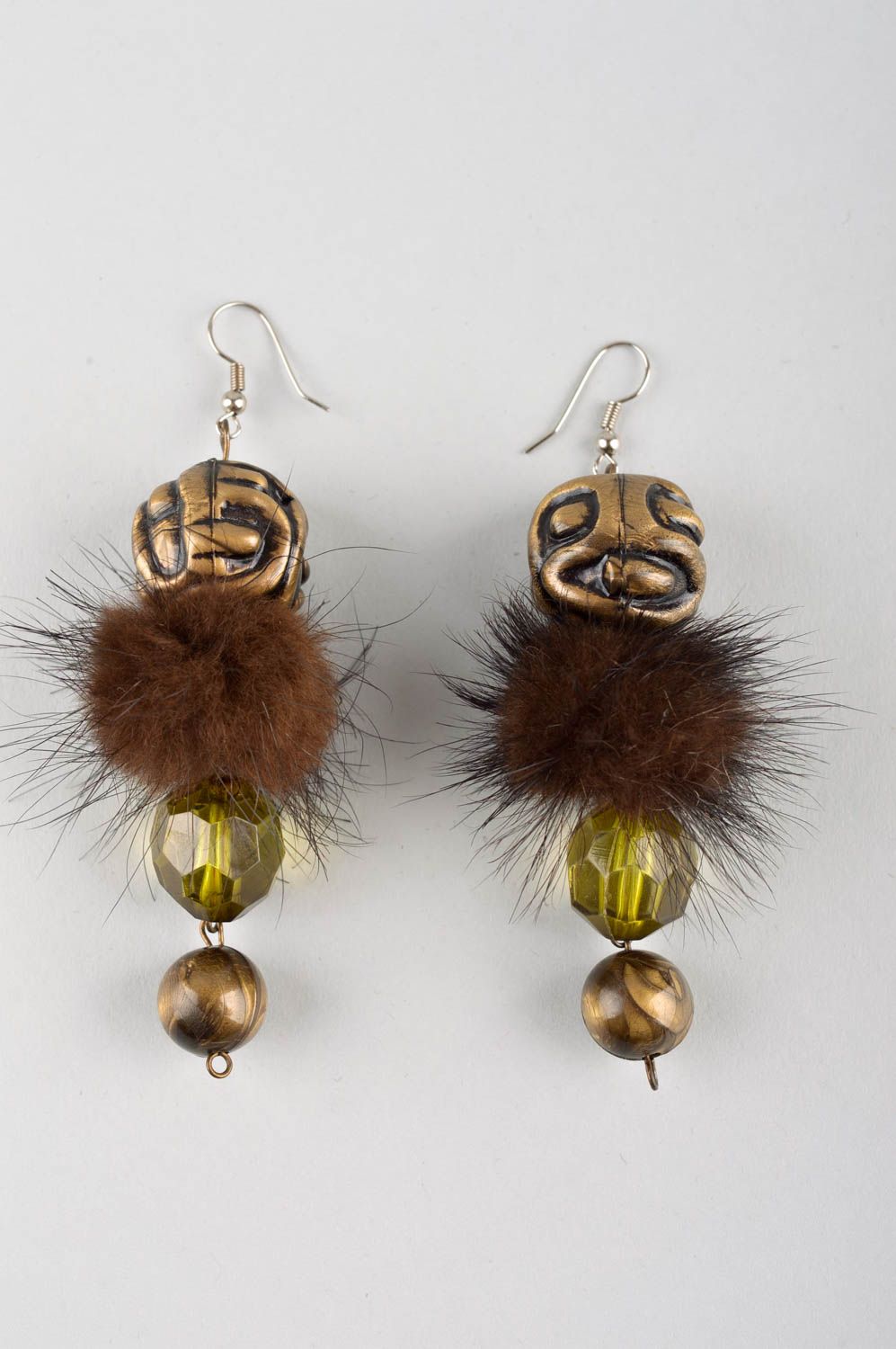 Flower earrings for women handmade earrings with charms designer earrings photo 2