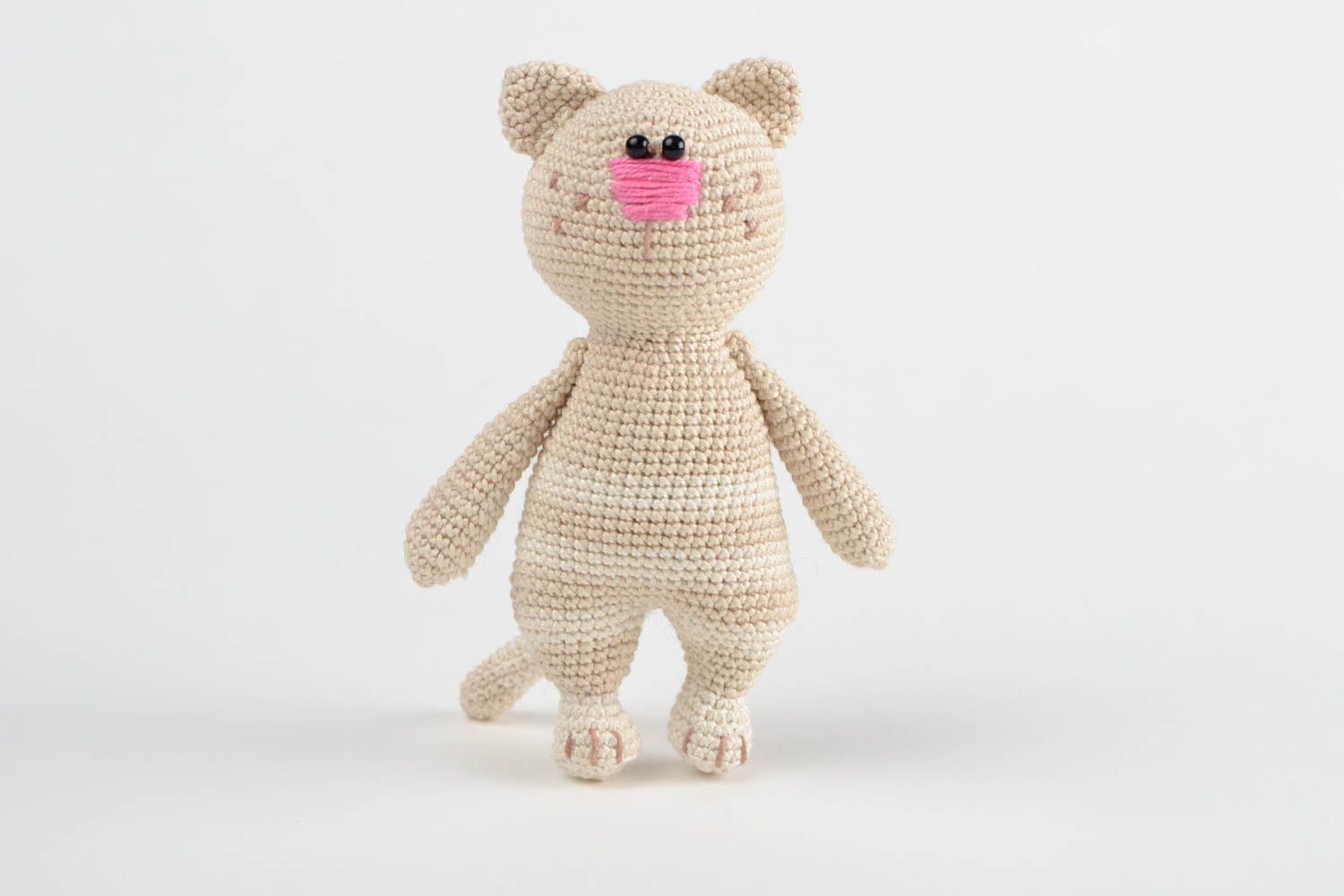 Juguete de peluche hecho a amno animalito tejido a crochet regalo para niños foto 3