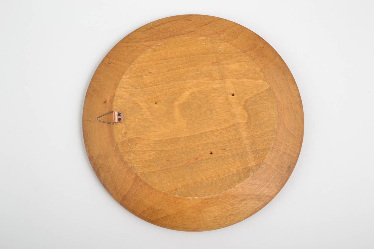 Подарочная тарелка ручной работы декор на стену резная деревянная посуда фото 3