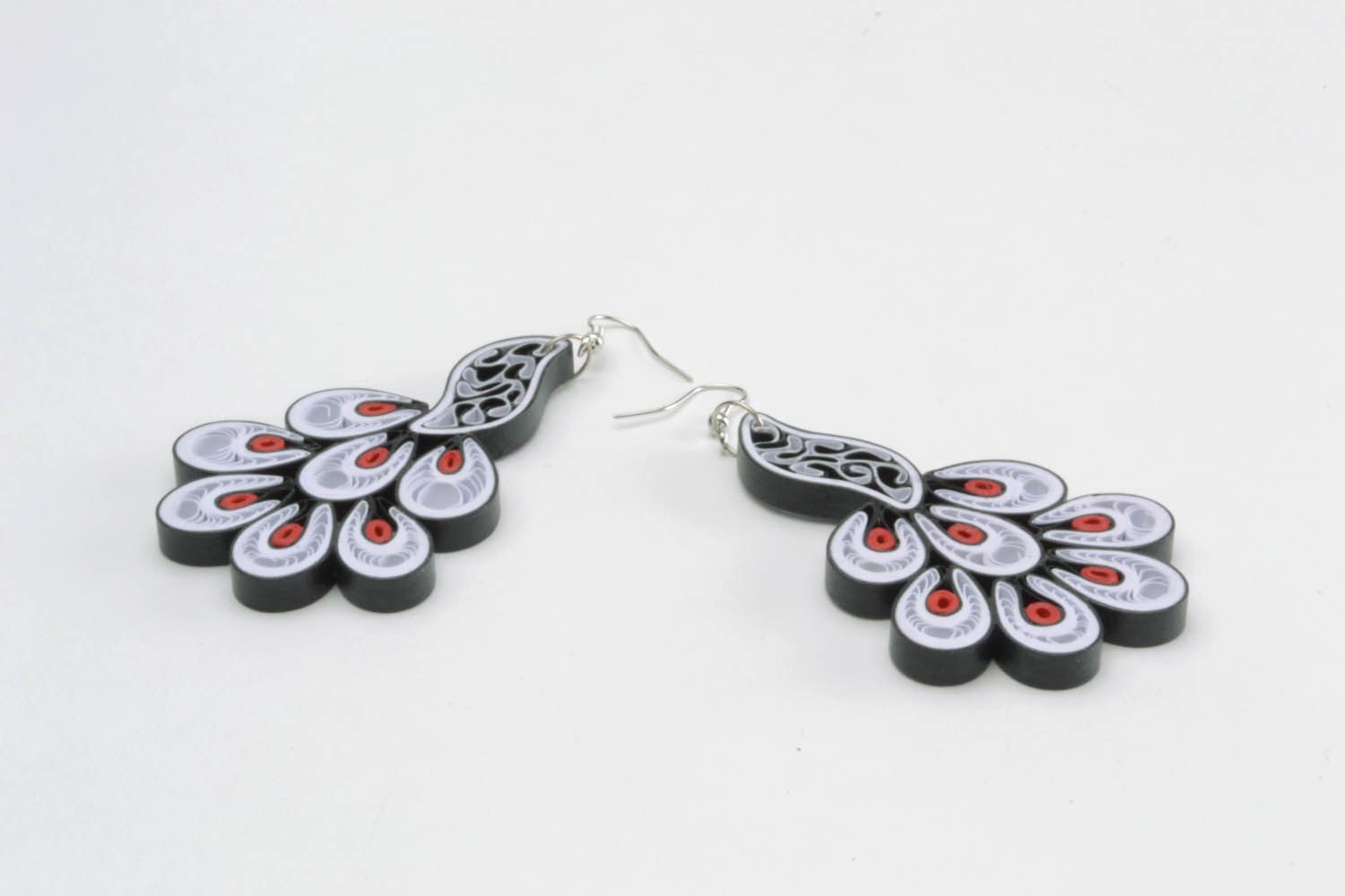 Long quilling earrigs  photo 4