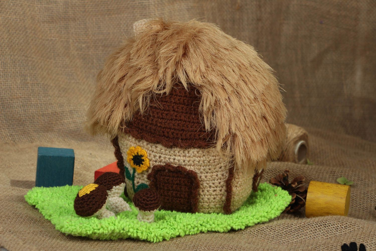 Soft crochet toy House photo 5