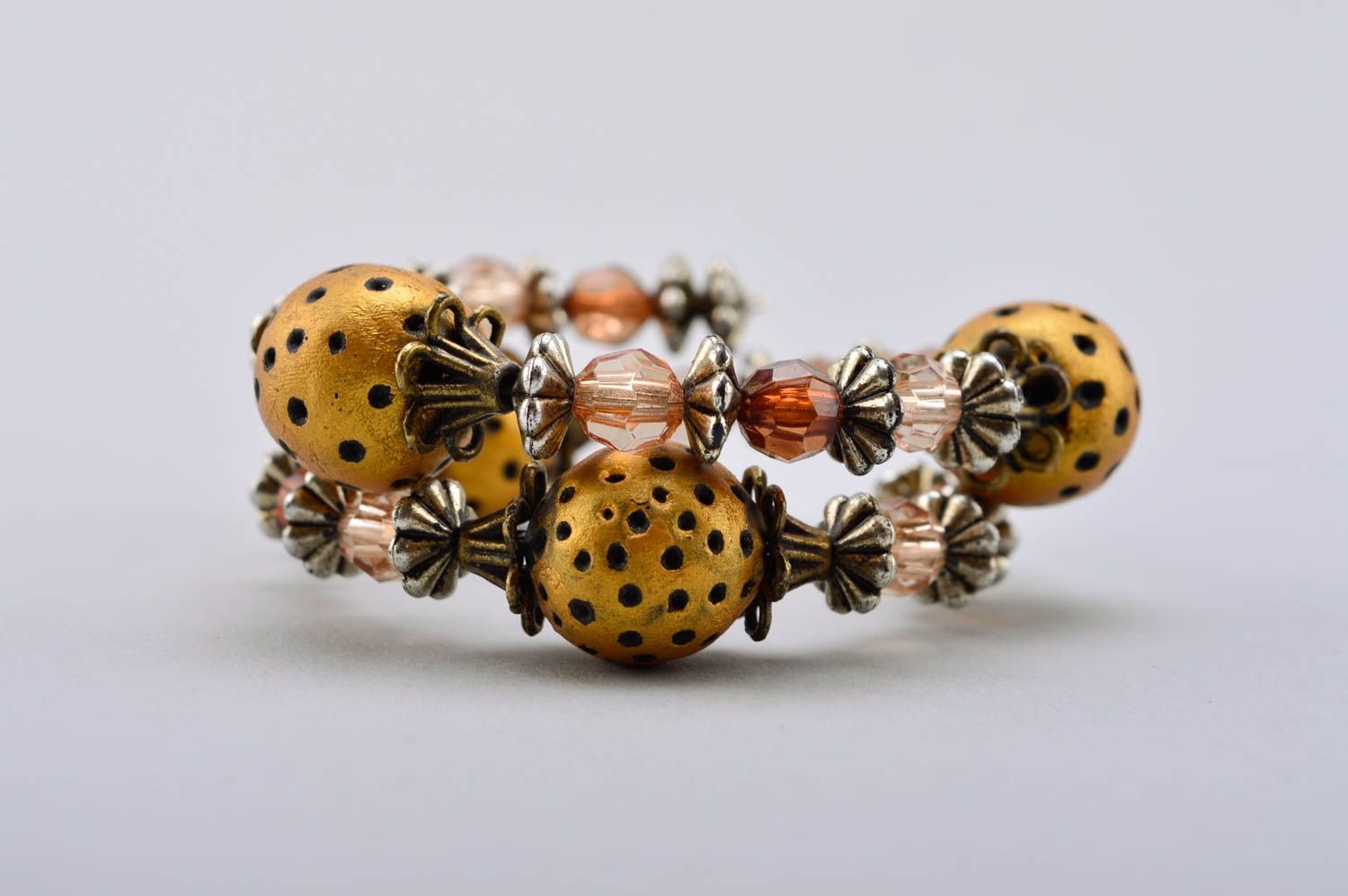 Handmade unusual bracelet plastic designer bracelet female jewelry for gift photo 4