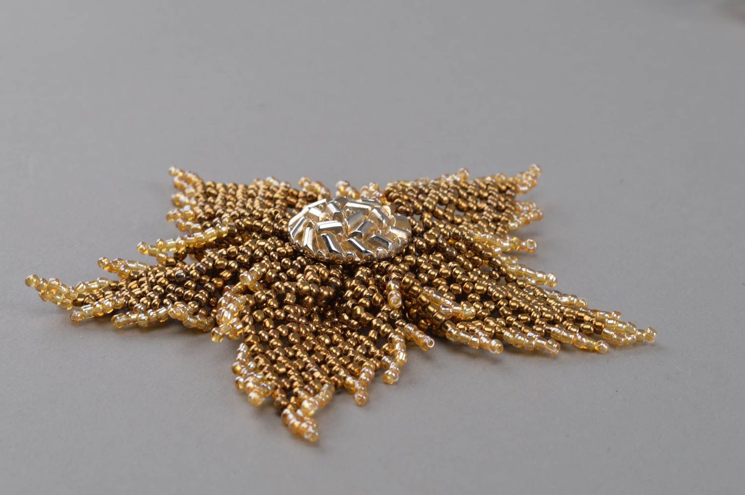 Handmade accessory beaded brooch fashion jewelry best gift ideas for women photo 3