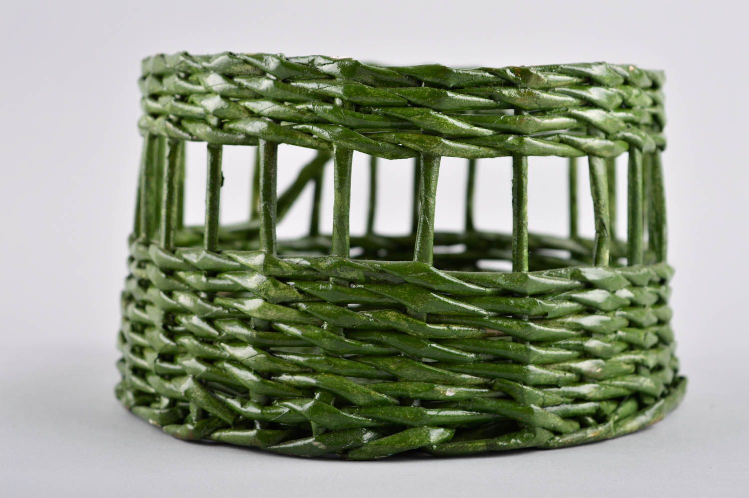 Handmade woven basket stylish interior ideas beautiful green basket for home photo 3