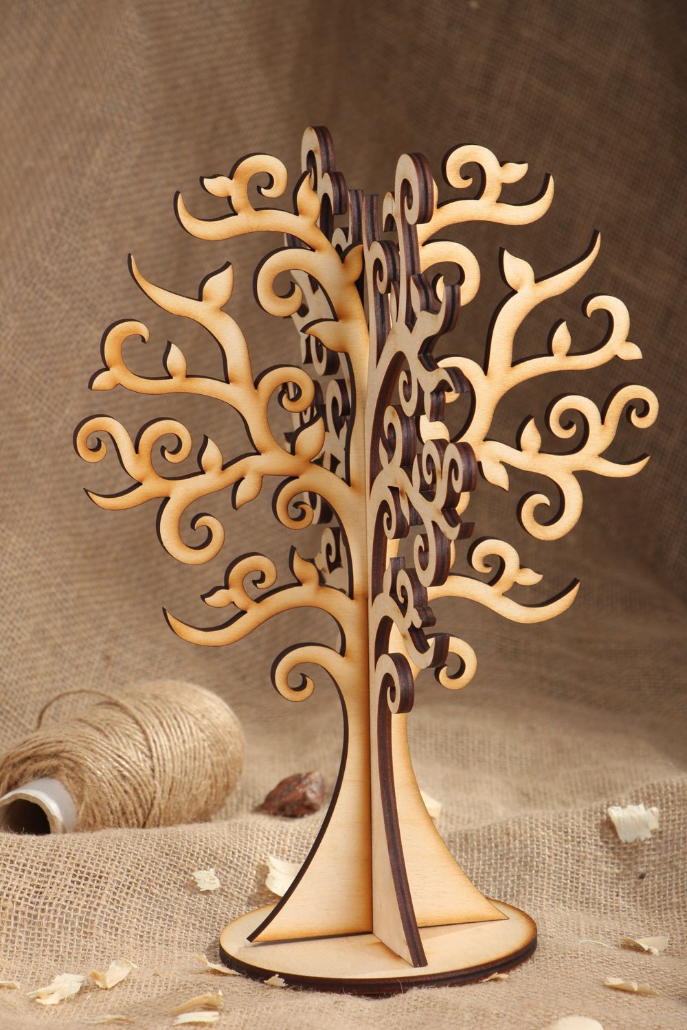 Semilavorato fatto a mano a forma di albero ramoso materiale da dipingere foto 5