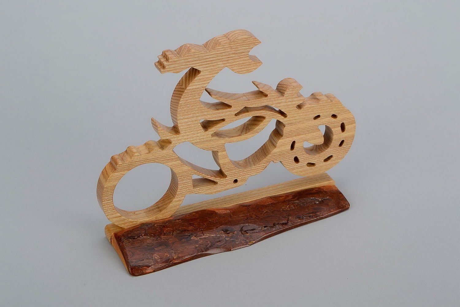 Wooden statuette Motorcycle photo 3