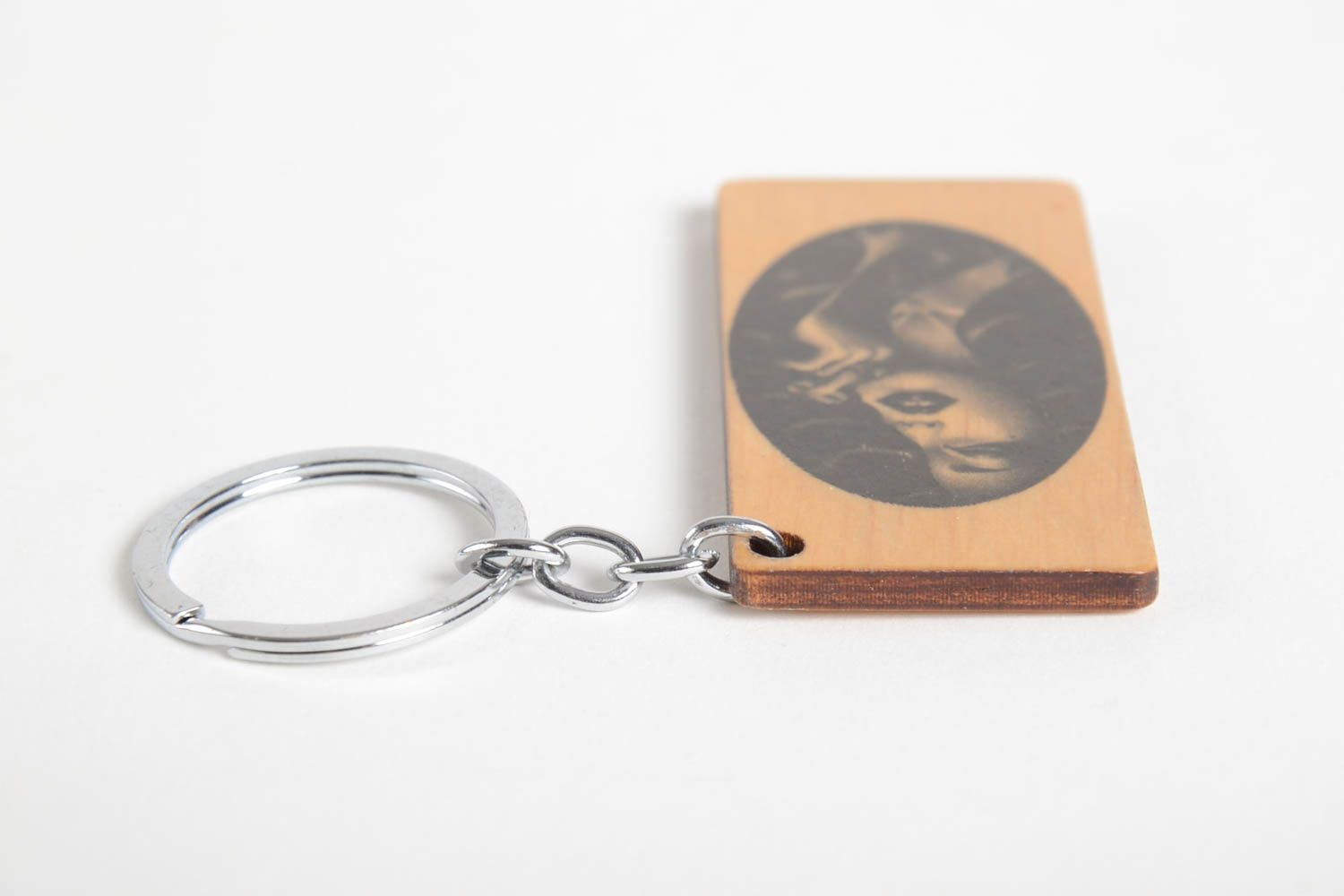 Handmade keychain unusual accessory for keys designer souvenir for men photo 5