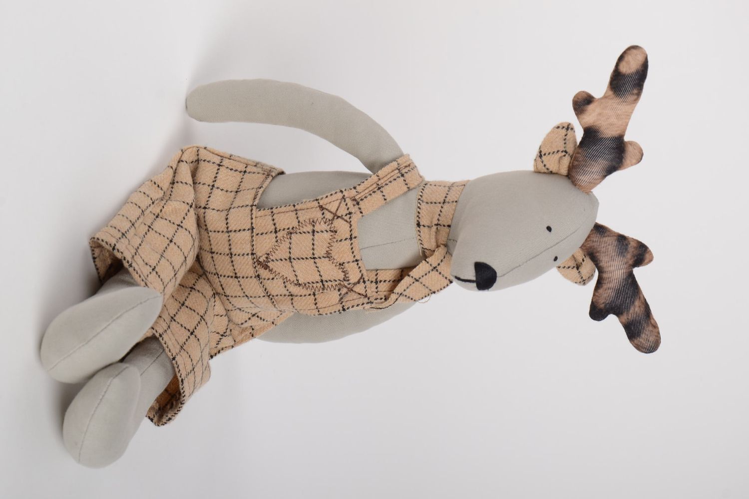 Stoff Kuscheltier handmade ungewöhnliches Geschenk für Kinder Kuschel Tier foto 2