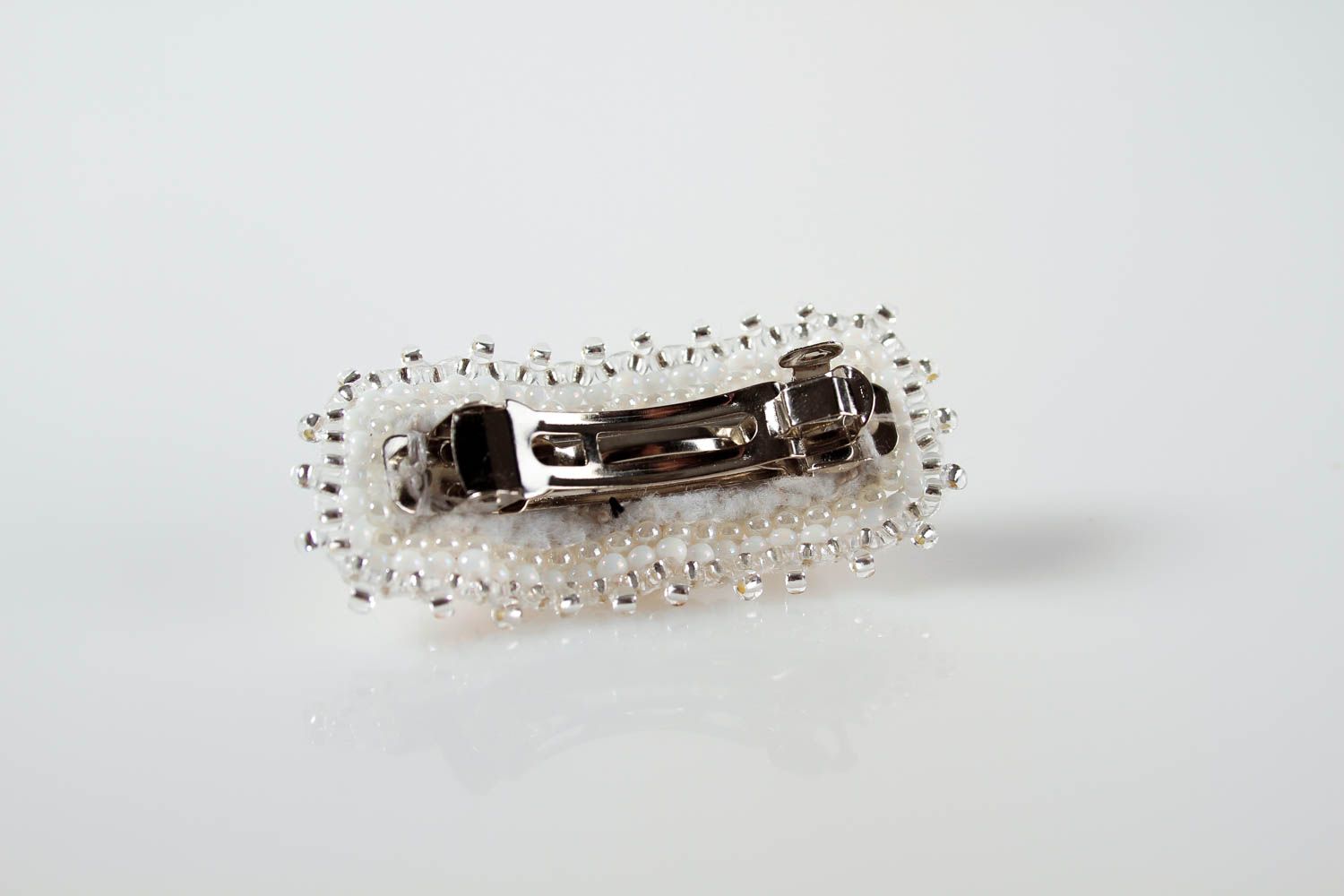 Hair accessories handmade jewelry beaded hairpin design barrette gift for women photo 5